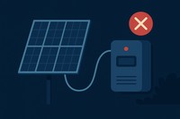 Stroomstoring en batterij laden